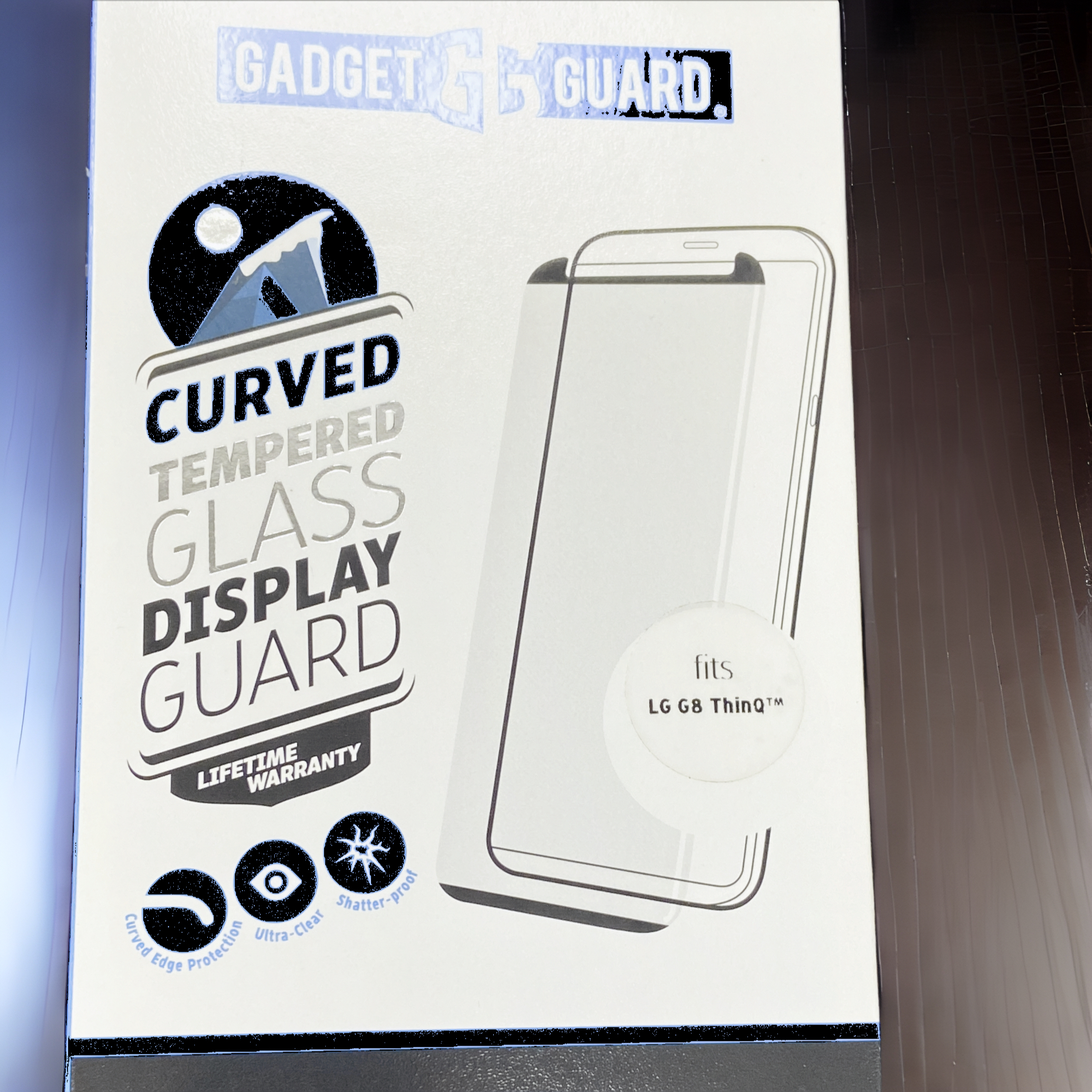 LG G8 ThinQ Gadget Guard Tempered Glass