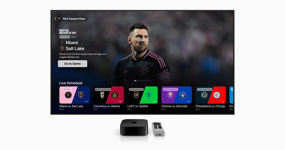 2024 MLS season kicks off today exclusively on MLS Season Pass on Apple TV